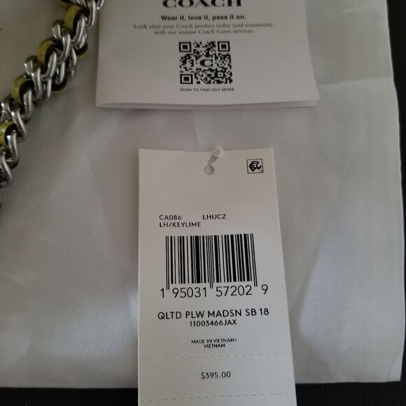 NWOT Coach Pillow Madsion 18 - Picture 5 of 11